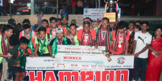 रेडहर्स ताप्लेजुङ गोल्डकप को च्याम्पियन