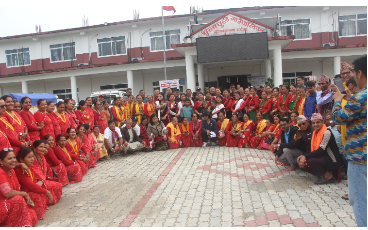 उन्नाइस संघ सस्थाले बुझाए पालिका अध्यक्ष लाई ज्ञापन पत्र