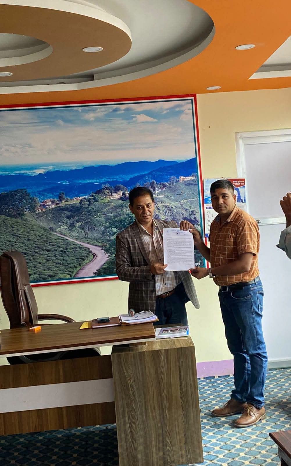 स्थानिय तह हरुलाइ रास्वपाको खबरदारी पत्र
